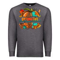 Charcoal Heather optometry thankful grateful blessed pumpkin Premium Sweatshirt - NancyCooperArtShop