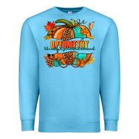 Ocean Blue optometry thankful grateful blessed pumpkin Premium Sweatshirt - NancyCooperArtShop