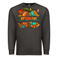 Smoke optometry thankful grateful blessed pumpkin Premium Sweatshirt - NancyCooperArtShop