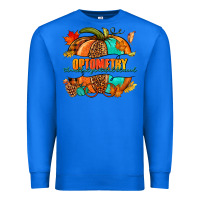 True Royal optometry thankful grateful blessed pumpkin Premium Sweatshirt - NancyCooperArtShop