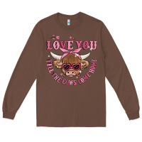 Chestnut love you till the cows come home Long Sleeve Tee - MaliasSmallBusiness