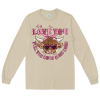 Mushroom love you till the cows come home Long Sleeve Tee - MaliasSmallBusiness