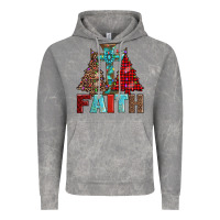 Cloud Rock cross and christmas trees Vintage Hoodie - AdoDesignShop