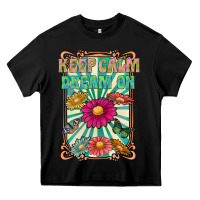 Black keep calm dream on Heavy Core Tee - CowhideDigitalArt