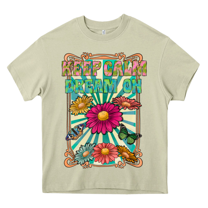 Keep Calm Dream On Heavy Core Tee by CowhideDigitalArt | Teevron