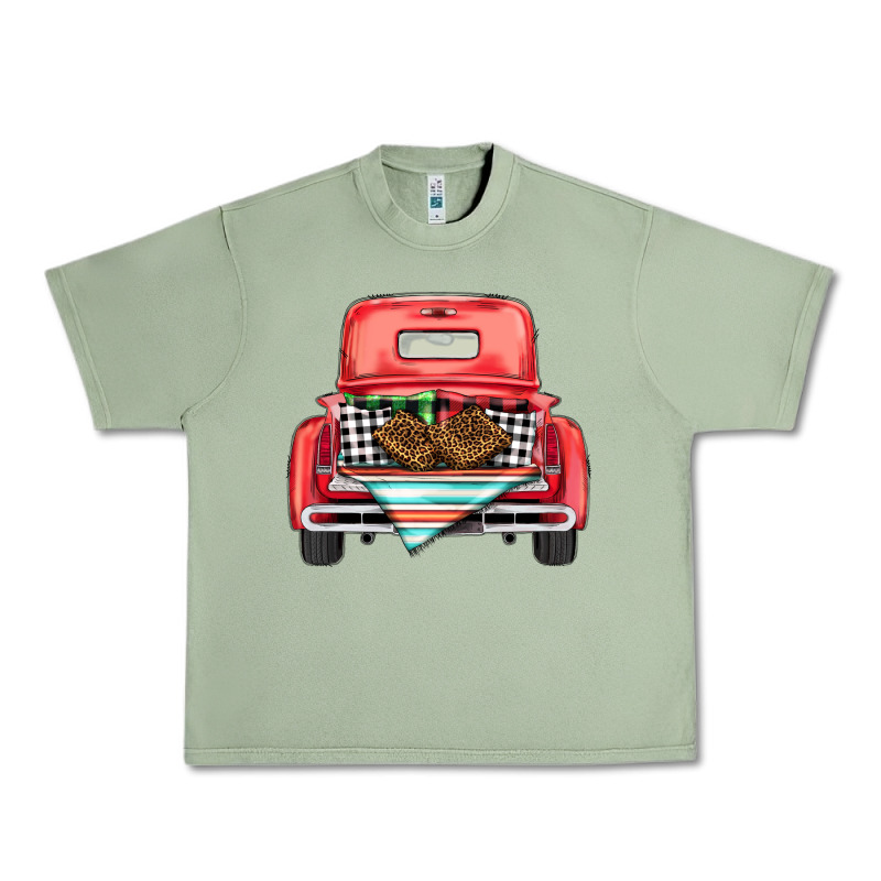 Christmas Truck Urban Heavy Tee by BarkalooDesign | Teevron