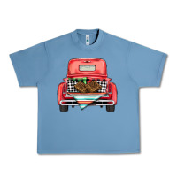 Pebble Blue Christmas truck Urban Heavy Tee - BarkalooDesign