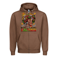 Chestnut remembering my ancestors juneteenth Zipper Hoodie - LillyAllenDesigns