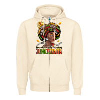 Sandshell remembering my ancestors juneteenth Zipper Hoodie - LillyAllenDesigns