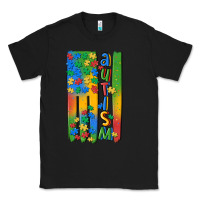 Black autism american flag Classic Tee - MaliasSmallBusiness