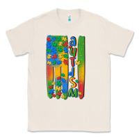 Natural autism american flag Classic Tee - MaliasSmallBusiness