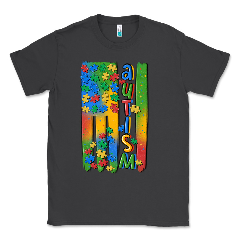 Autism American Flag Classic Tee by MaliasSmallBusiness | Teevron
