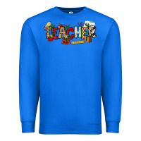 True Royal Christmas Teacher Premium Sweatshirt - NancyCooperArtShop