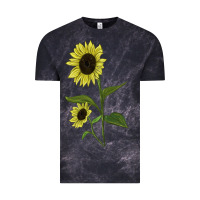 Cloud Black Buttercream Sunflower Vintage Tee - LillyAllenDesigns