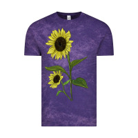 Cloud Purple Buttercream Sunflower Vintage Tee - LillyAllenDesigns