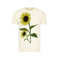 Vintage Arctic Buttercream Sunflower Vintage Tee - LillyAllenDesigns
