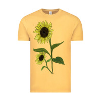 Vintage Mustard Buttercream Sunflower Vintage Tee - LillyAllenDesigns