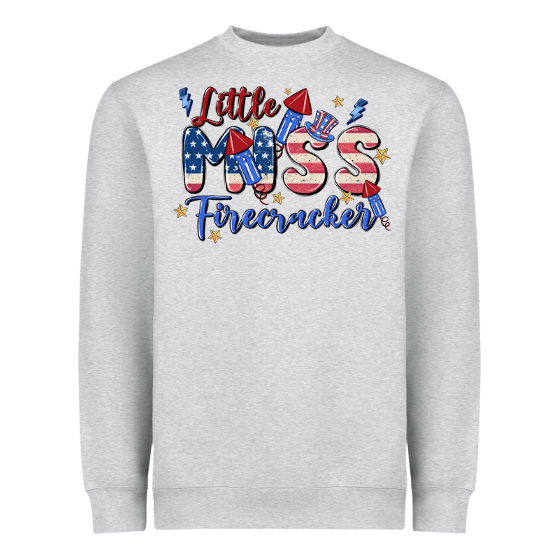 Little Miss Firecracker Heavyweight Sweatshirt by MaliasSmallBusiness | Teevron
