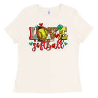Bone love softball Ladies Tee - Zillion Design Studio