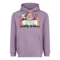 Lavender custom name christmas Heavyweight Hoodie - texasbilliewilder