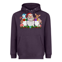 Plum custom name christmas Heavyweight Hoodie - texasbilliewilder