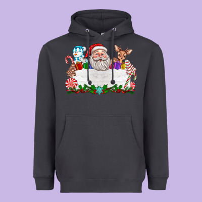 Custom Name Christmas Heavyweight Hoodie Designed By Texasbilliewilder
