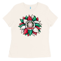 Bone sunflower i̇talian flag Ladies Tee - JahusDesignShop