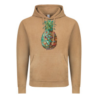 Vintage Camel pineapple leopar turquoise serape summer Vintage Hoodie - Artiststas