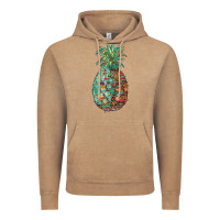 Vintage Coffee pineapple leopar turquoise serape summer Vintage Hoodie - Artiststas