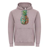 Vintage Zinc pineapple leopar turquoise serape summer Vintage Hoodie - Artiststas
