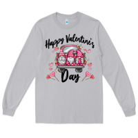 Moon Dust happy valentine's day gnome truck Long Sleeve Tee - MaliasSmallBusiness