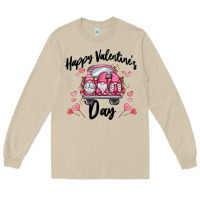 Mushroom happy valentine's day gnome truck Long Sleeve Tee - MaliasSmallBusiness
