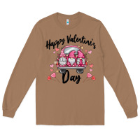 Toasted Coconut happy valentine's day gnome truck Long Sleeve Tee - MaliasSmallBusiness
