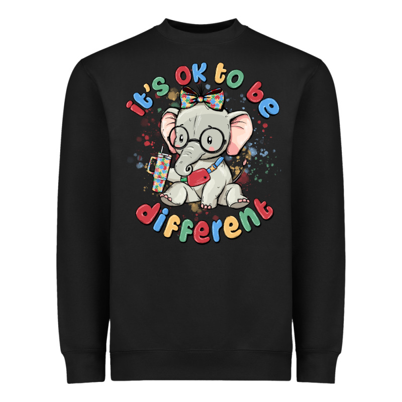 It's Ok To Be Different Heavyweight Sweatshirt by MaliasSmallBusiness | Teevron