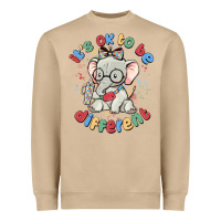 Mushroom it's ok to be different Heavyweight Sweatshirt - MaliasSmallBusiness