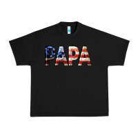 Black American Papa Urban Heavy Tee - LillyAllenDesigns