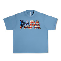 Pebble Blue American Papa Urban Heavy Tee - LillyAllenDesigns