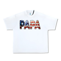 White American Papa Urban Heavy Tee - LillyAllenDesigns