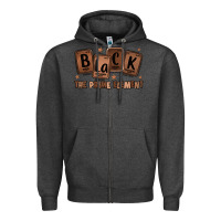 Charcoal Heather black the prime element melanin Zipper Hoodie - LillyAllenDesigns