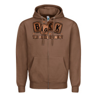 Chestnut black the prime element melanin Zipper Hoodie - LillyAllenDesigns