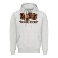 Dove Grey black the prime element melanin Zipper Hoodie - LillyAllenDesigns