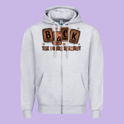 Black The Prime Element Melanin Zipper Hoodie Designed By Lillyallendesigns