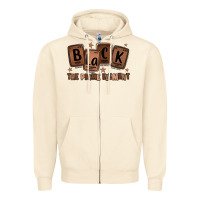 Sandshell black the prime element melanin Zipper Hoodie - LillyAllenDesigns