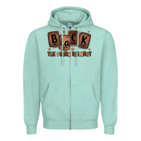 Seafoam black the prime element melanin Zipper Hoodie - LillyAllenDesigns