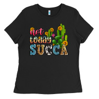 Black not today succa Ladies Tee - Zillion Design Studio
