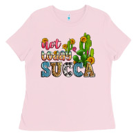 Bubblegum Pink not today succa Ladies Tee - Zillion Design Studio