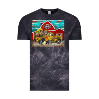 Western Truck Farm Animals Mousepad Vintage Tee | Teevron