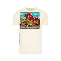 Vintage Arctic western truck farm animals mousepad Vintage Tee - BarkalooDesign