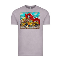 Vintage Zinc western truck farm animals mousepad Vintage Tee - BarkalooDesign