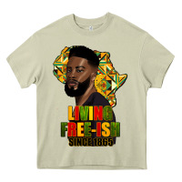Mossy juneteenth living freeish since 1865 Heavy Core Tee - HRA Design Shop
